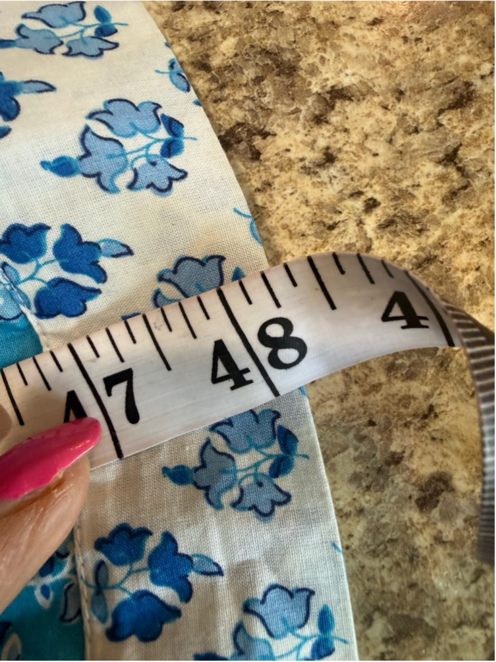Women's J.Crew Midi Dress Size 12 Blue White Floral Cotton Tiered - Picture 7 of 10
